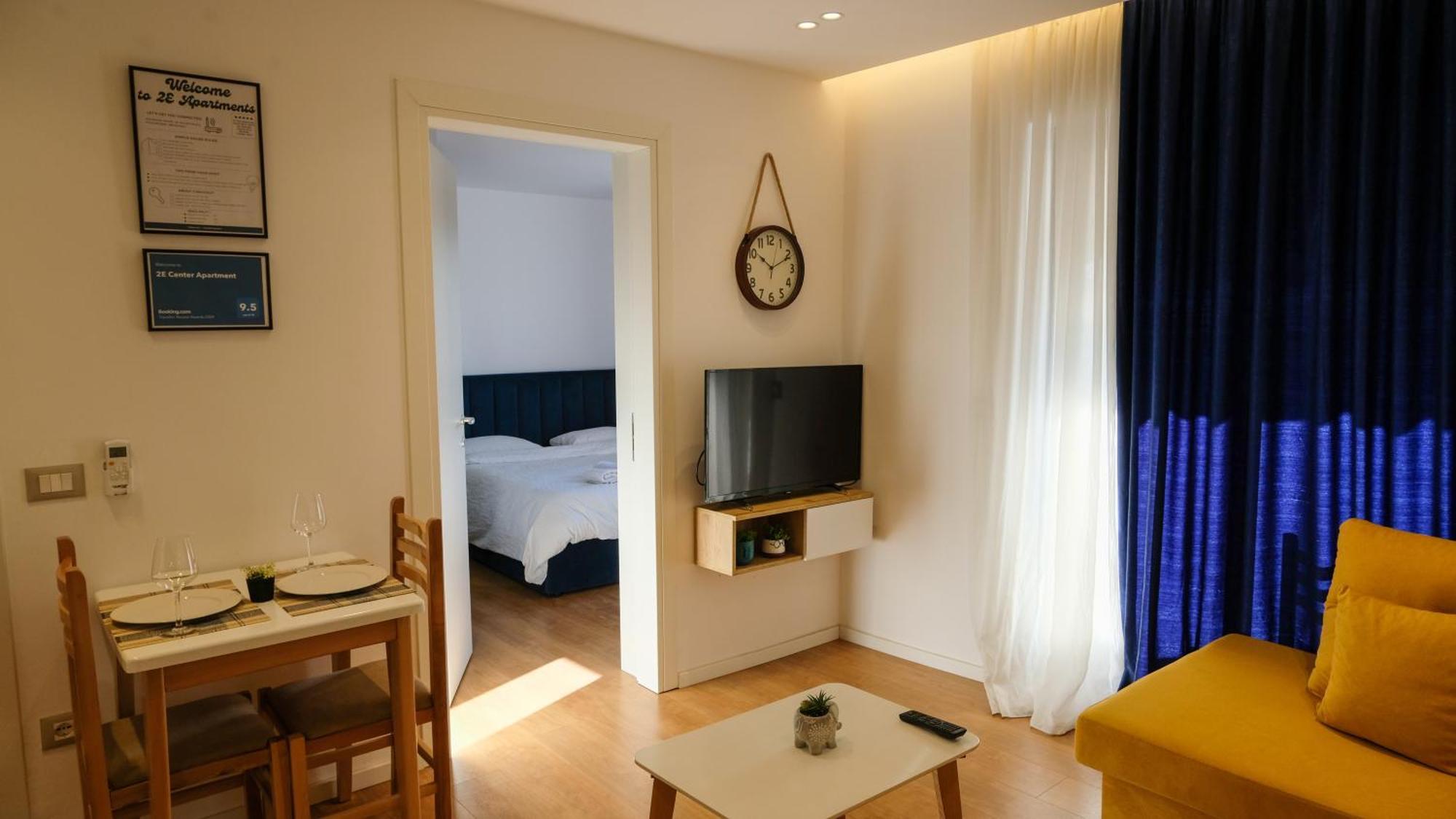 2E Center Apartment Tiran Dış mekan fotoğraf